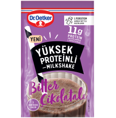 Yüksek Proteinli Milkshake Bitter Çikolatalı