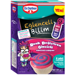 Renk Değiştiren Glazürlü Cupcake