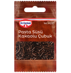 Pasta Süsü Kakaolu Çubuk