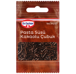 Pasta Süsü Kakaolu Çubuk