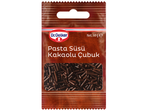 Pasta Süsü Kakaolu Çubuk