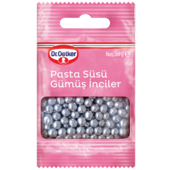 Pasta Süsü Gümüş İnci