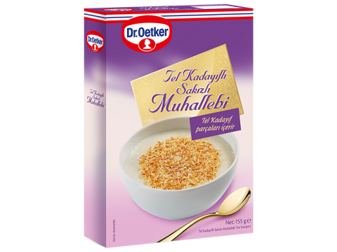 Tel Kadayıflı Sakızlı Muhallebi