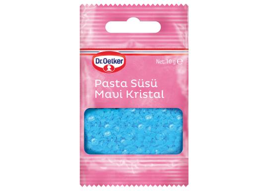 Pasta Süsü Mavi Kristal