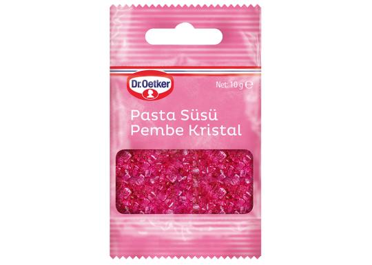 Pasta Süsü Pembe Kristal