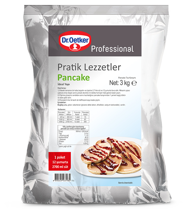 pancake Pancake (3 Kg) - Dr. Oetker Sanal Mağaza
